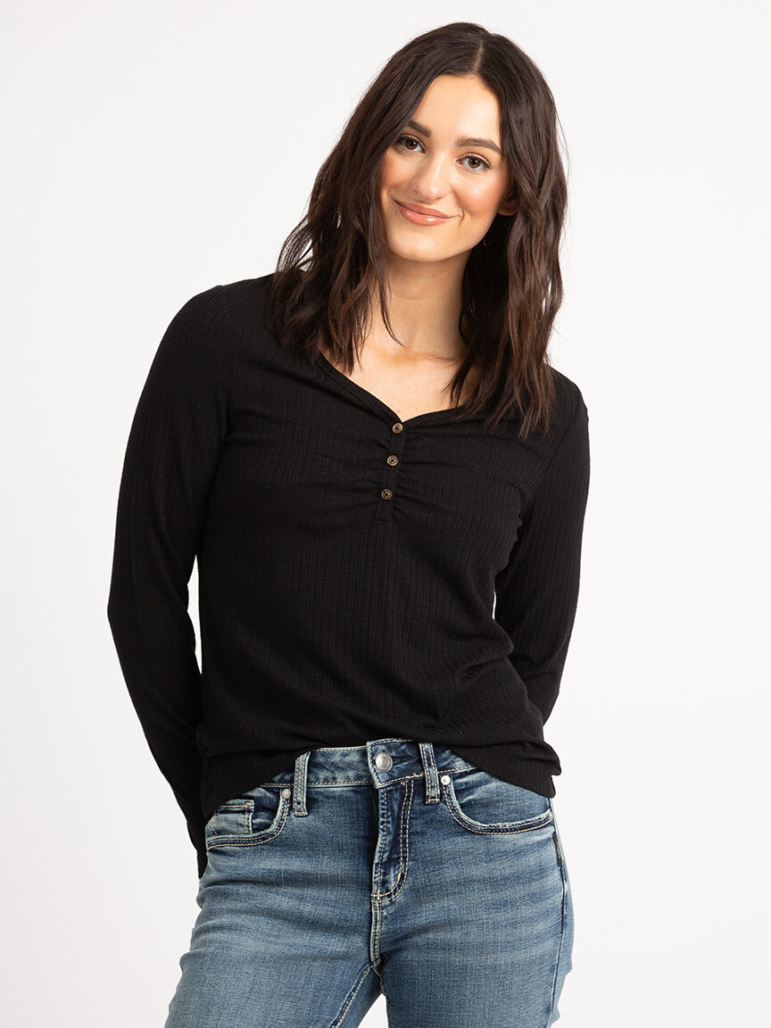 mattison henley long sleeve top Image 1