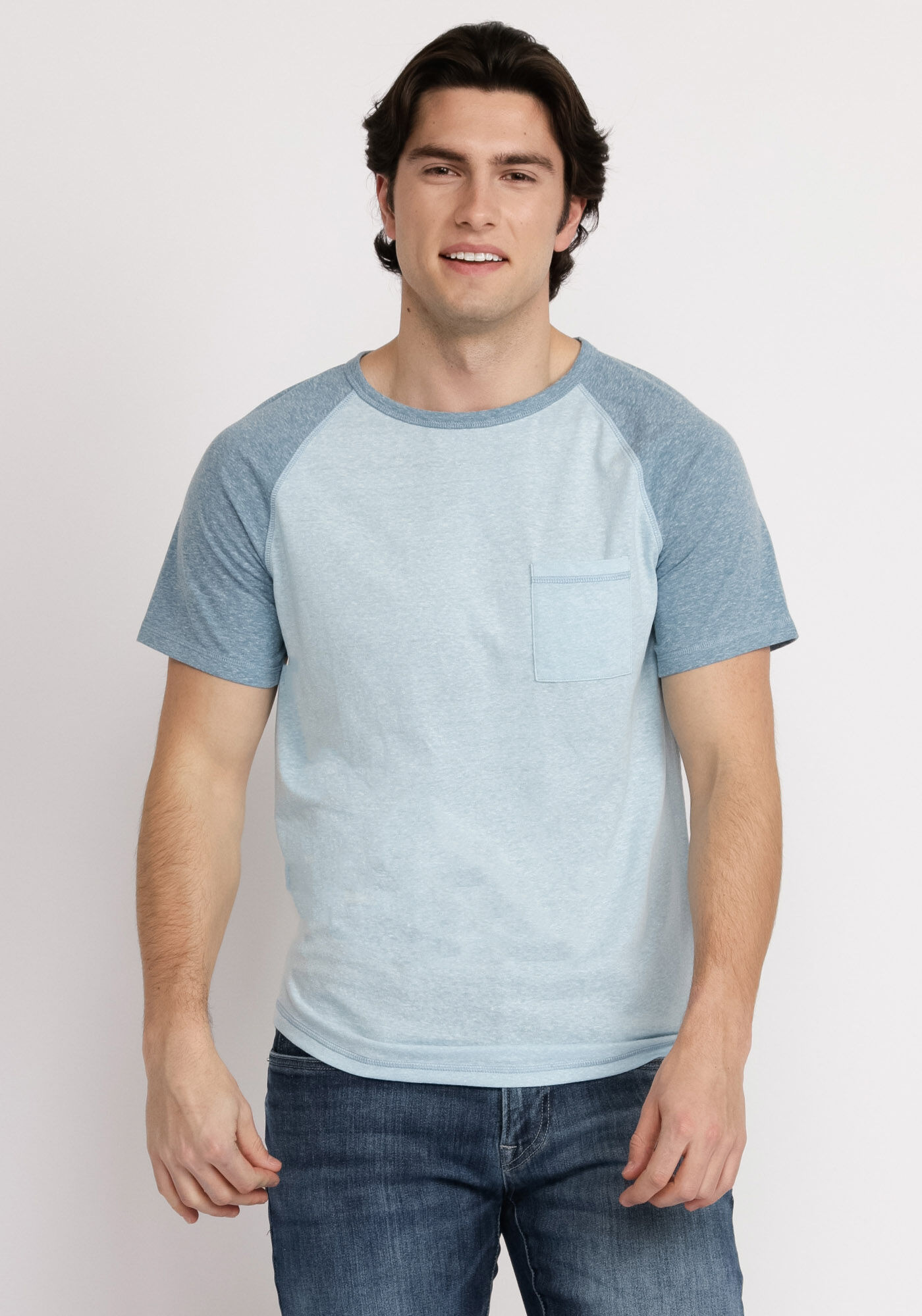 aaron snow wash pocket t-shirt Image 1