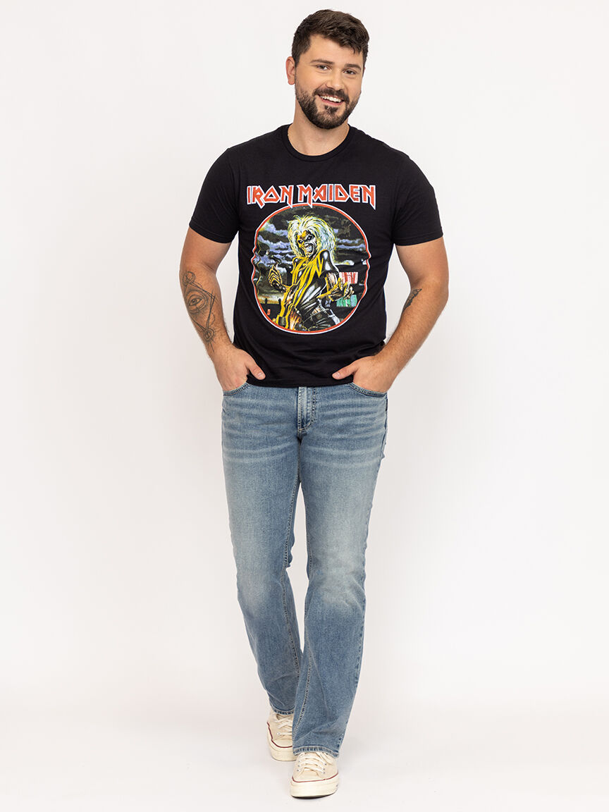 unisex iron maiden graphic tee