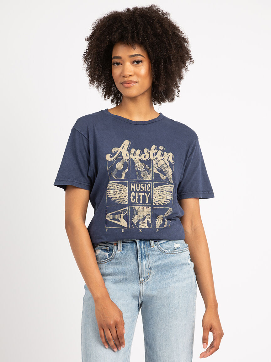 crew neck austin t-shirt Image 4