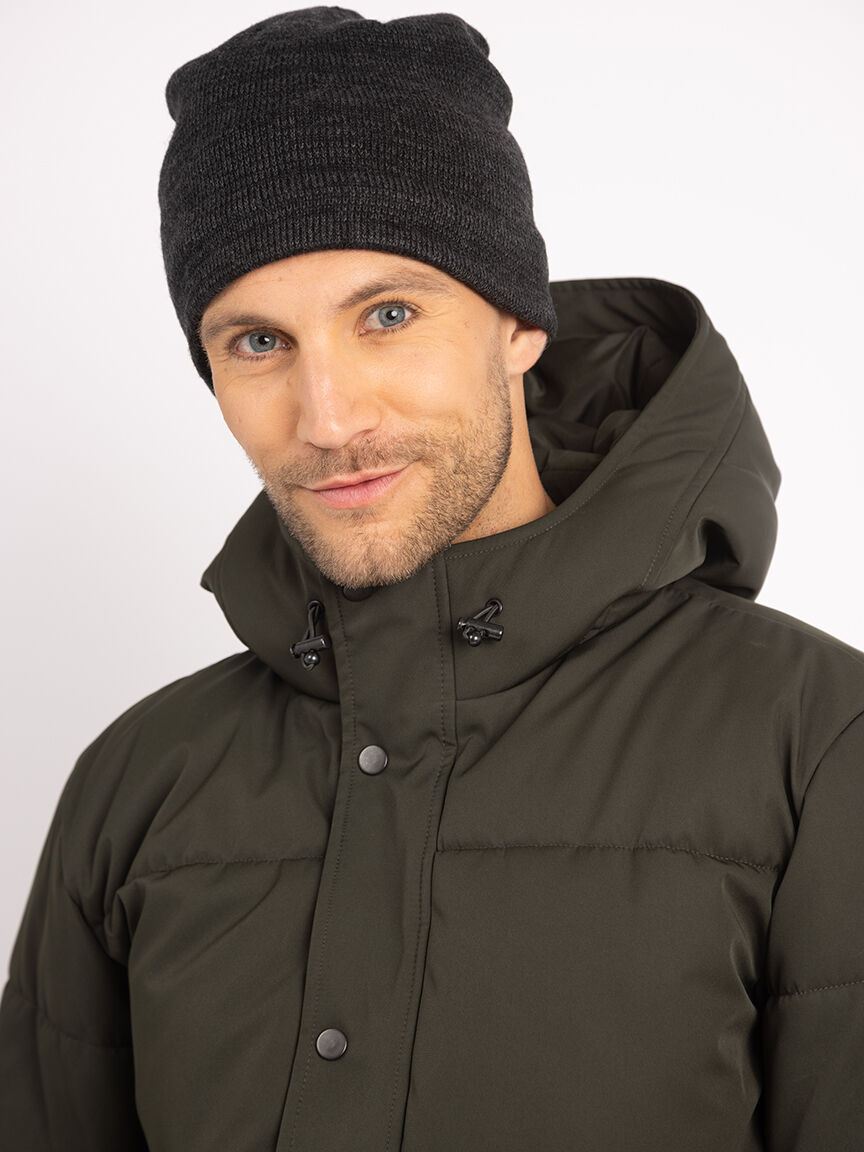men's fleece lined winter hat Image 4