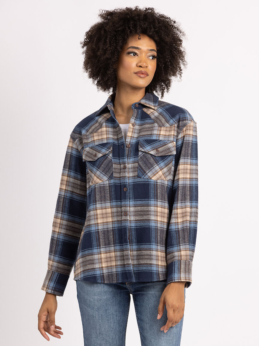 mckenna plaid flannel shirt Image 1