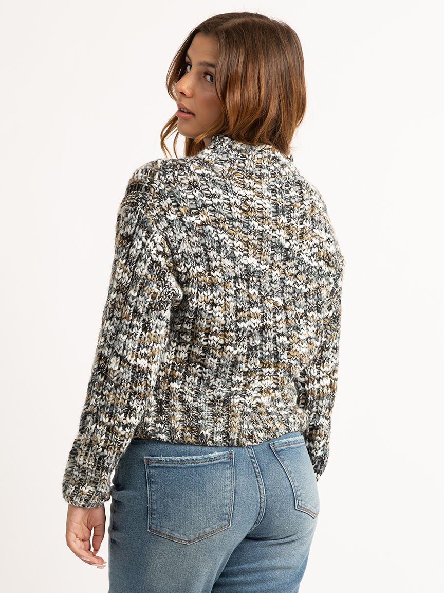 dex rib marled mock neck popover Image 4