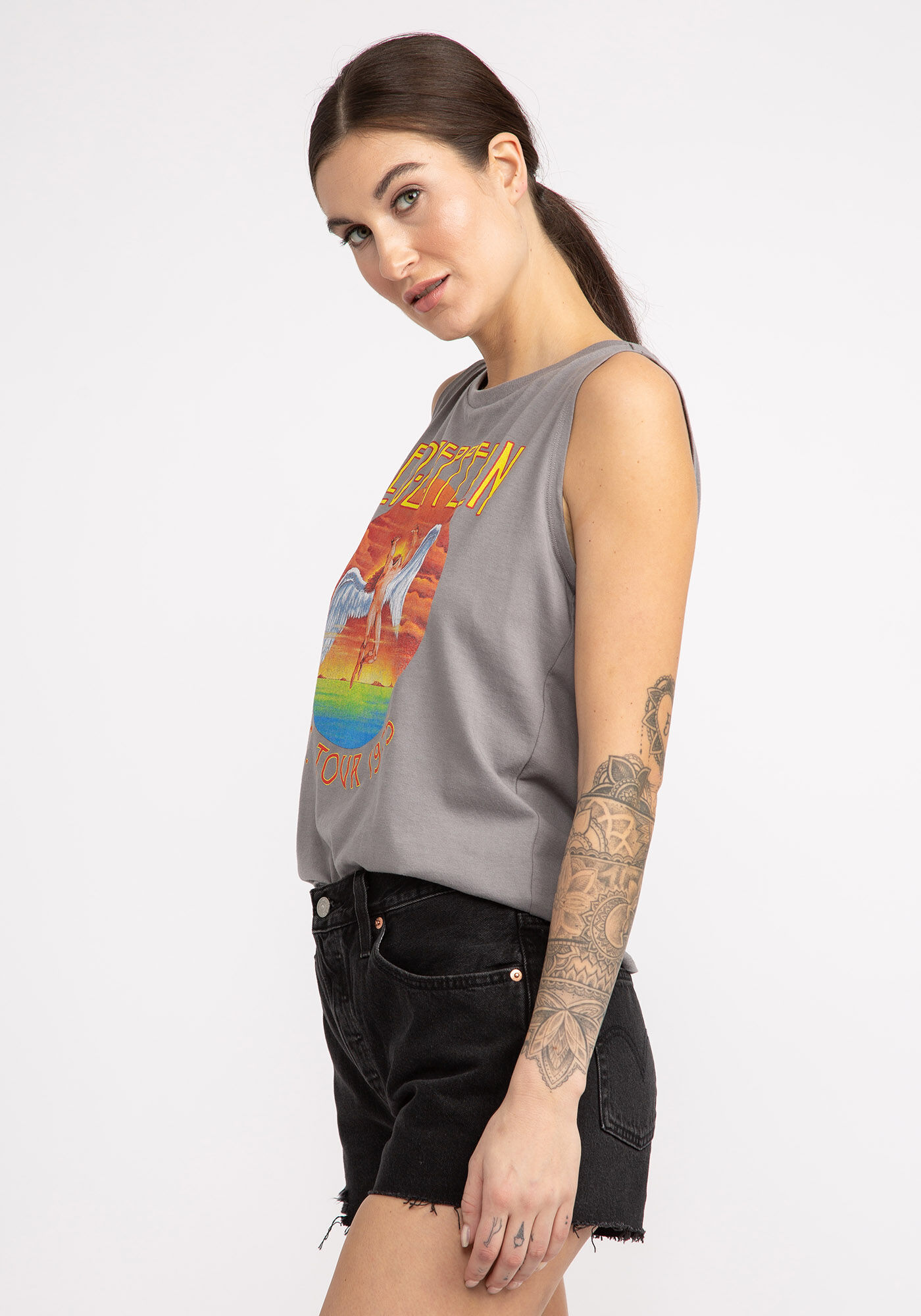 led zeppelin muscle tank top Image 4