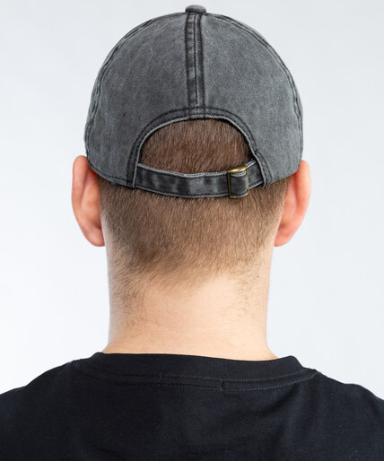 acdc embroidered distressed baseball cap acdc embroidered distressed baseball cap Image 4