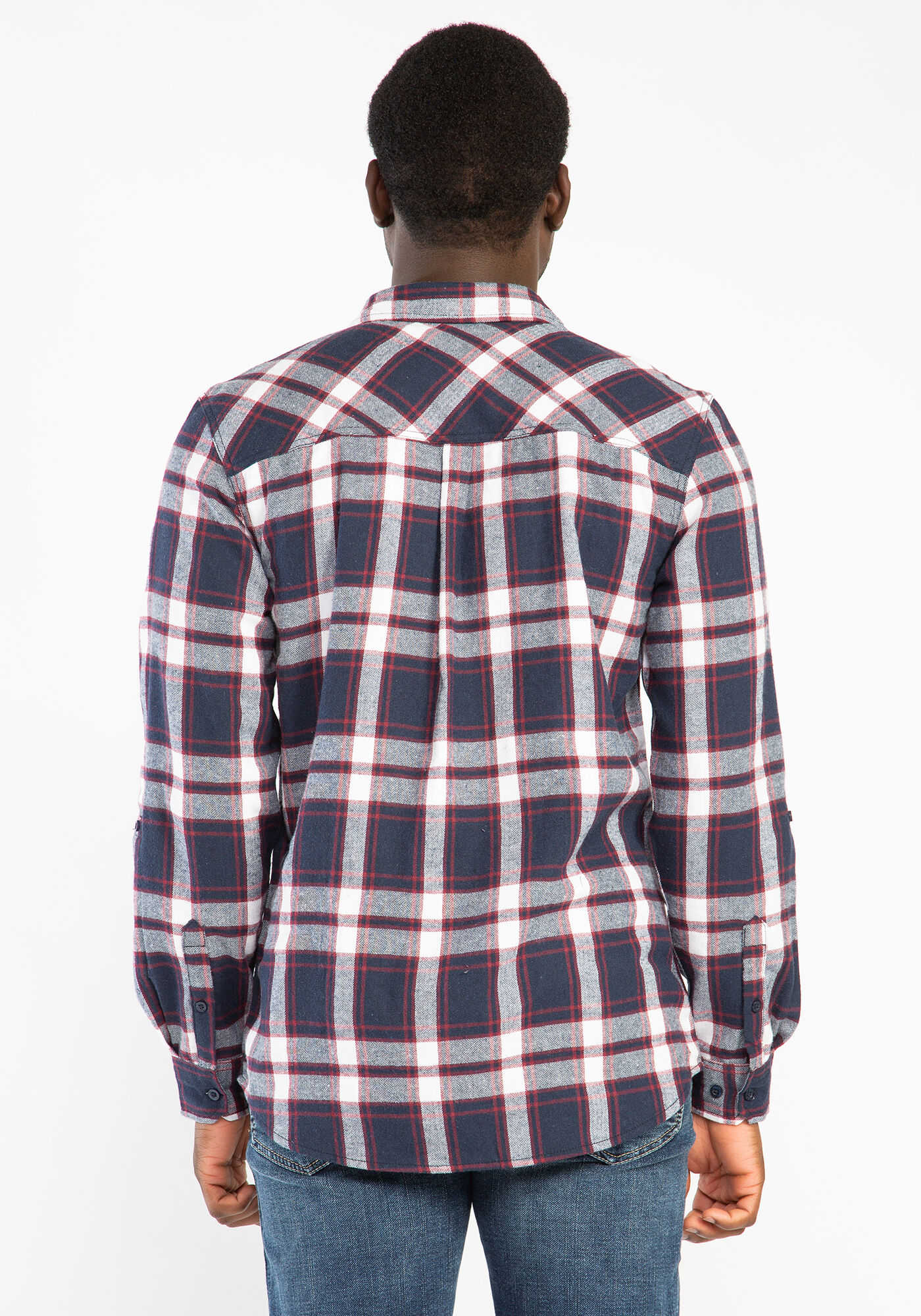 plaid long sleeve shirt Image 2