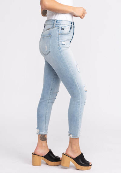 high rise skinny jeans Image 4