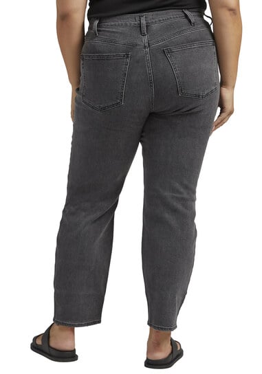 highly desirable high rise slim straight jeans