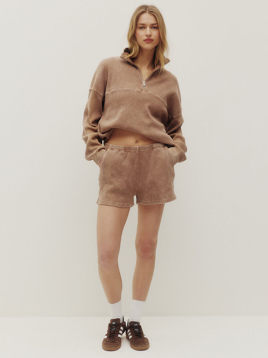 tyla waffle shorts Image 1