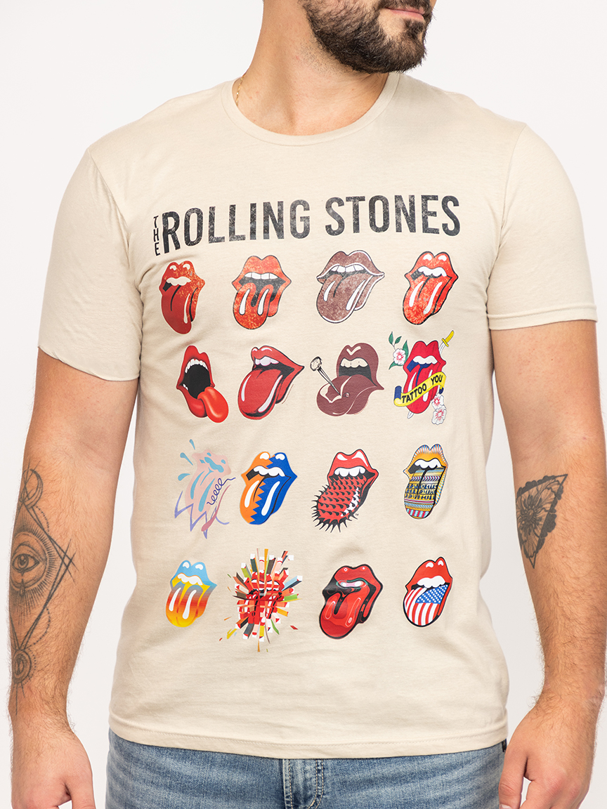 rolling stones unisex graphic tee