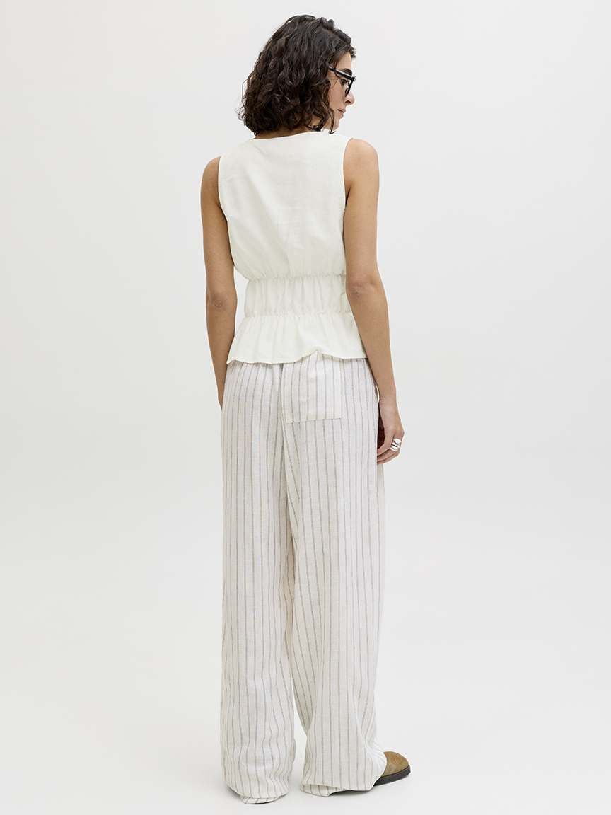 almira linen blend top