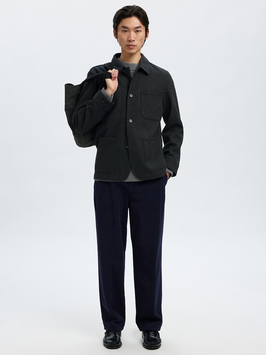 landon wool blend hybrid blazer