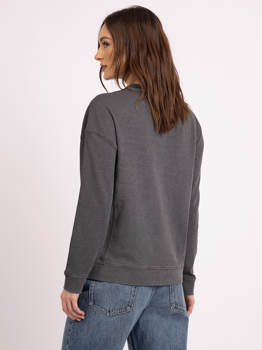 joni crew neck top