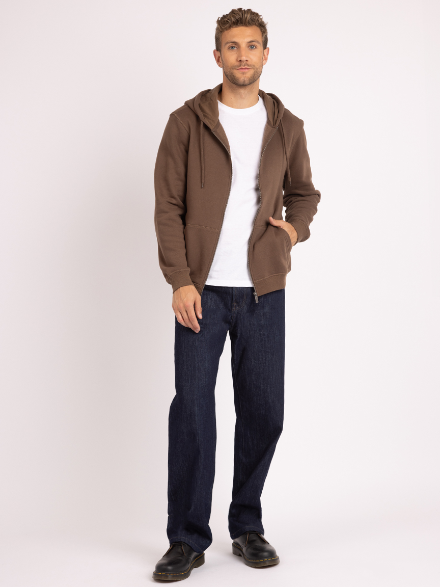 Joseph Abboud Modern Fit Seersucker Full Zip Hoodie