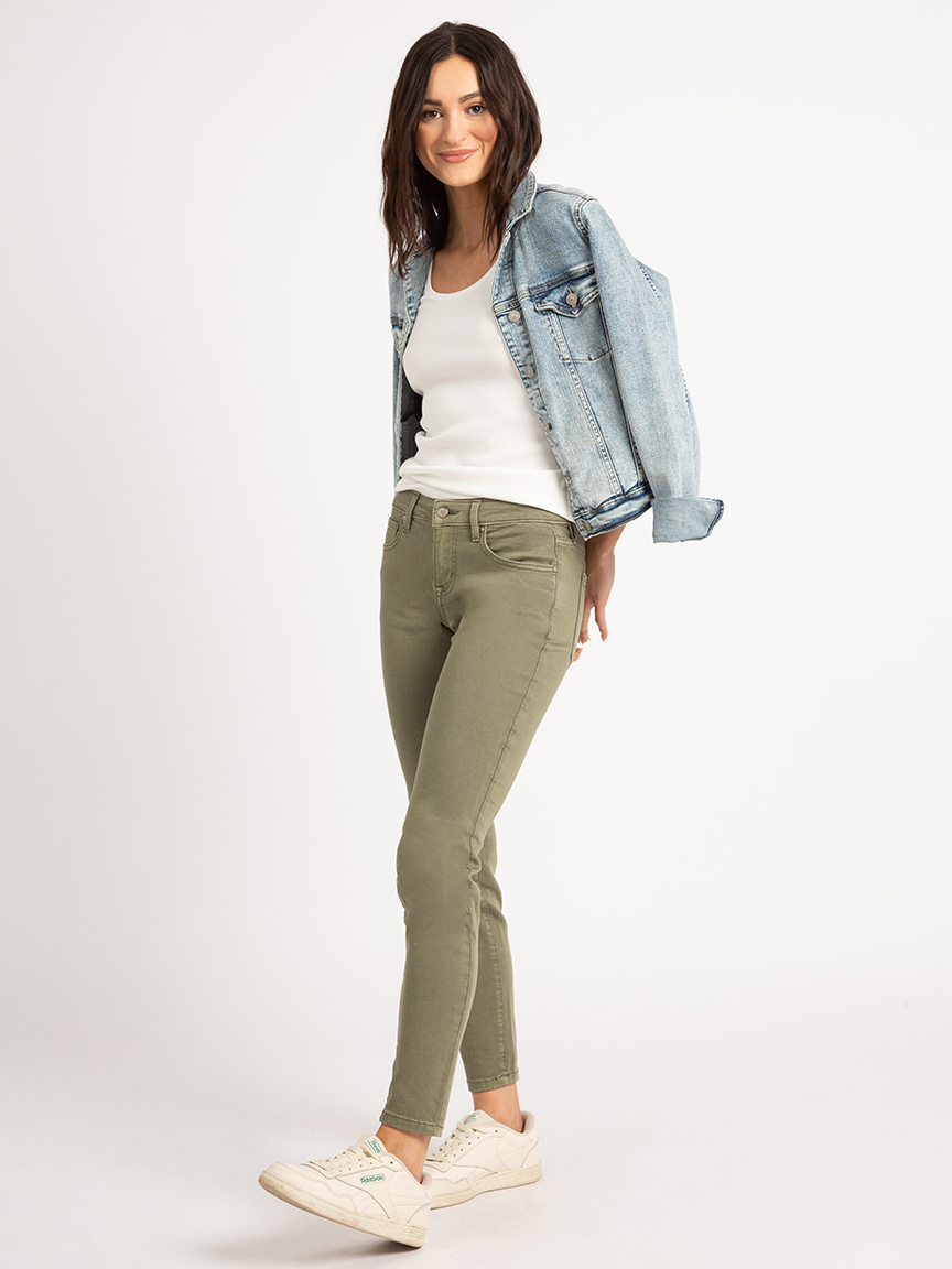 mid-rise skinny jean