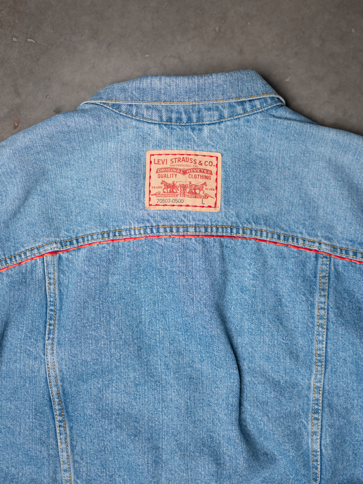 levi's type III trucker jacket with embroidery Bootlegger 2000008162