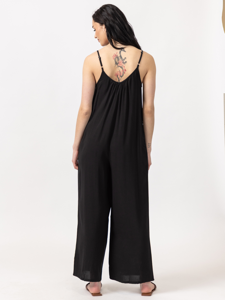 spaghetti strap jumpsuit