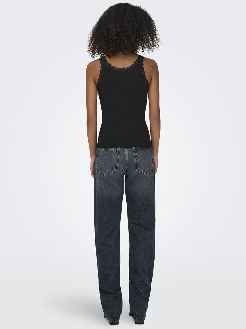 sara lace detail tank