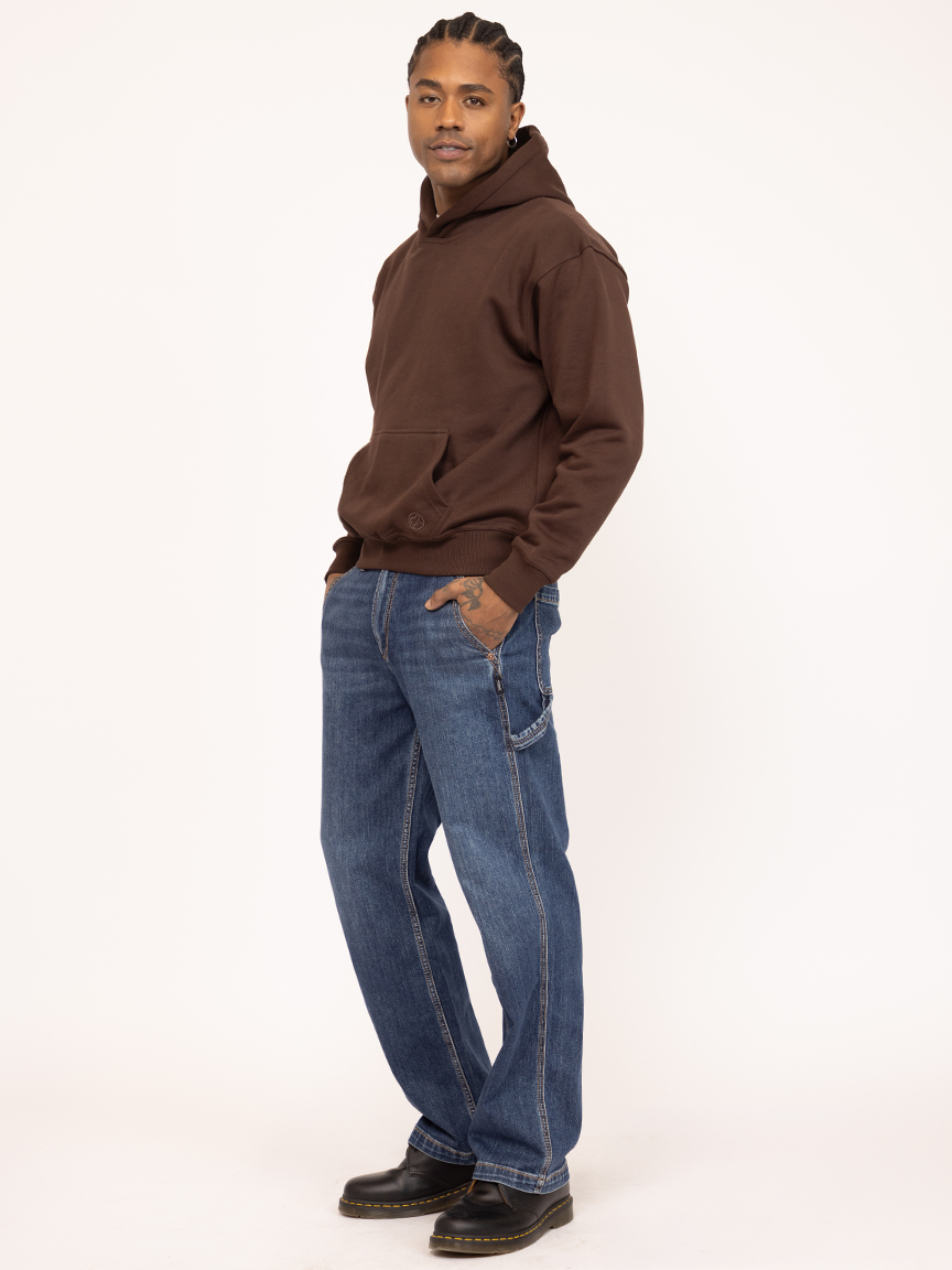 Big Guy Baggy Straight Leg Utility Jeans