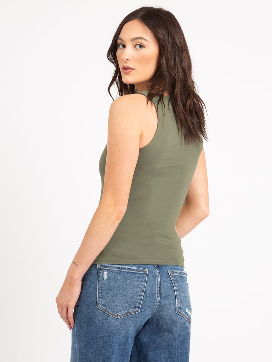 misty kismet square neck tank