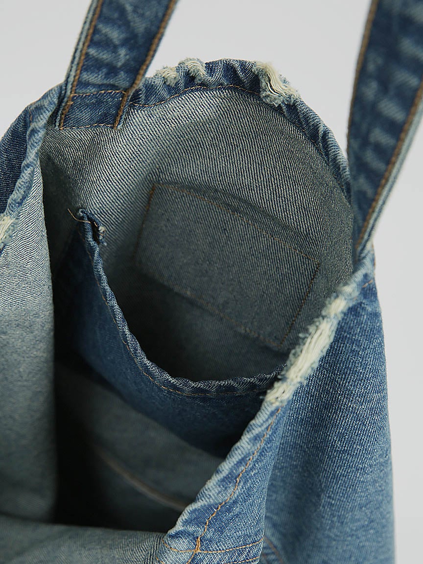 essential denim tote bag