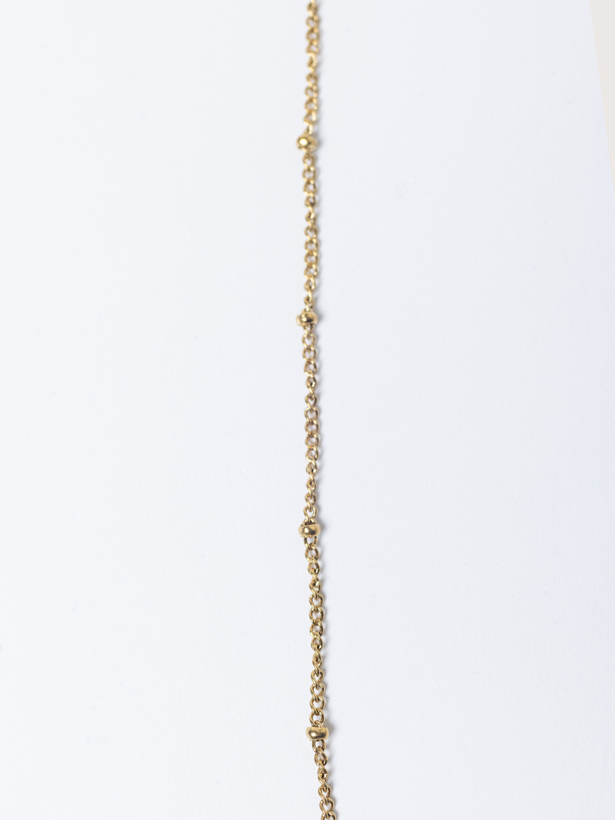 helium bubble initial necklace "J"