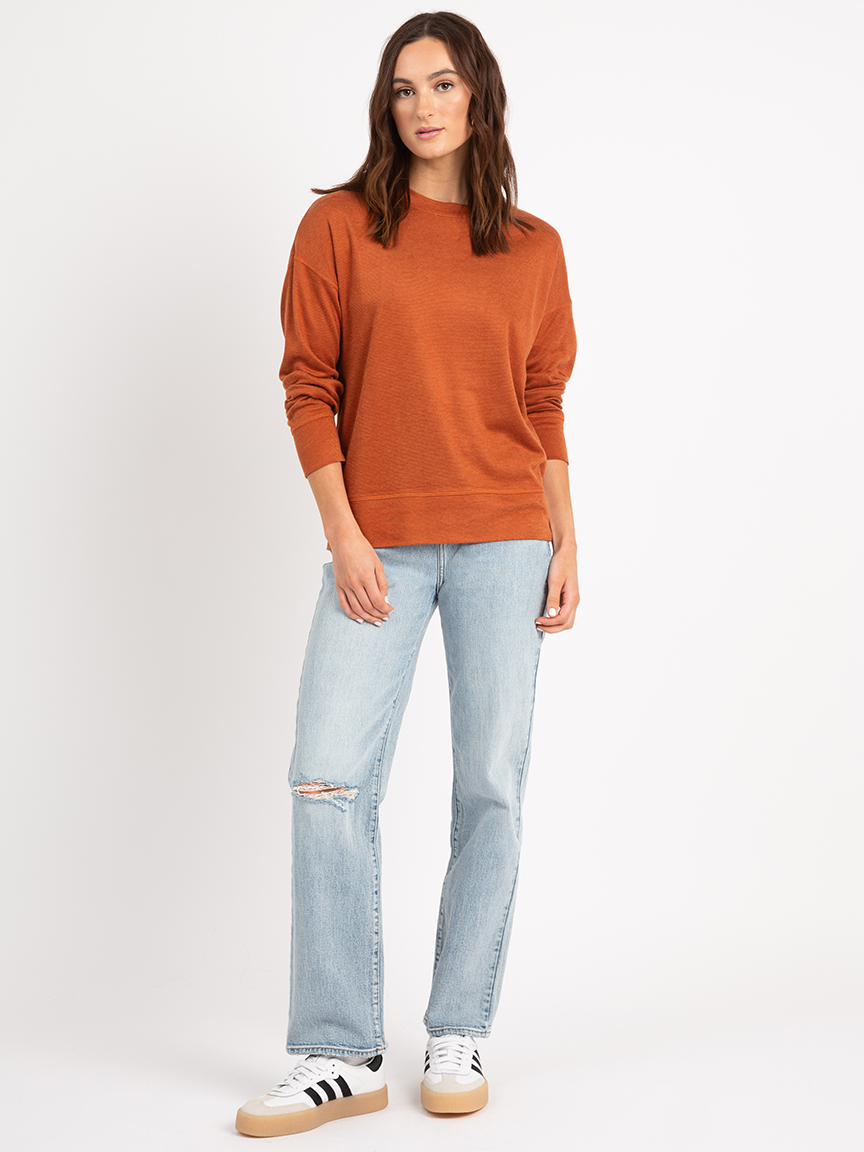 hermione crew neck top