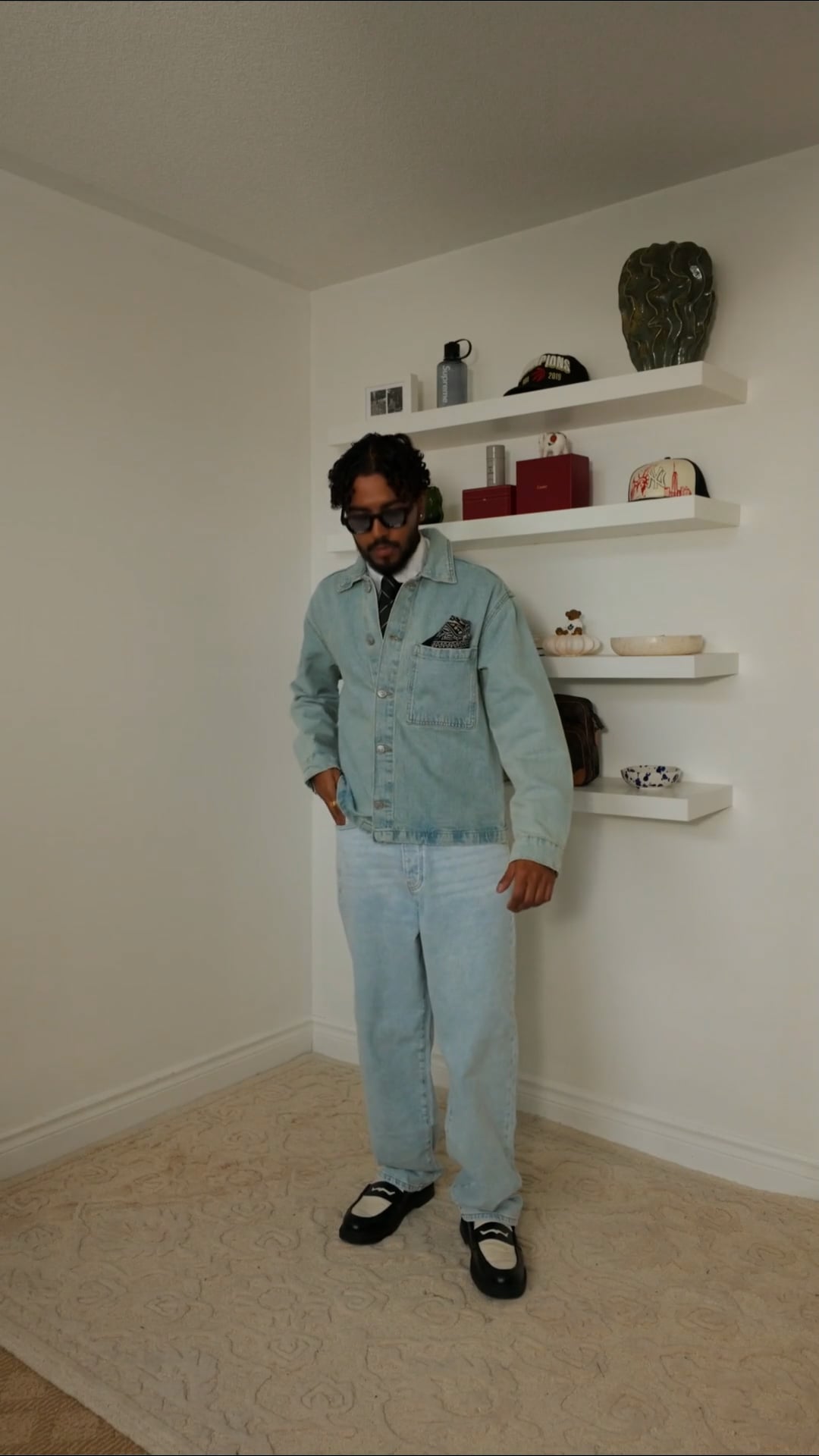 sprick boxy denim jacket