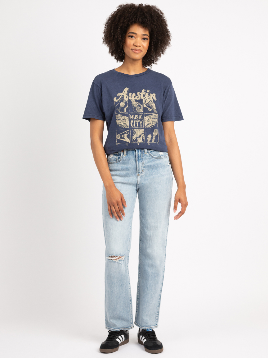 crew neck austin t-shirt