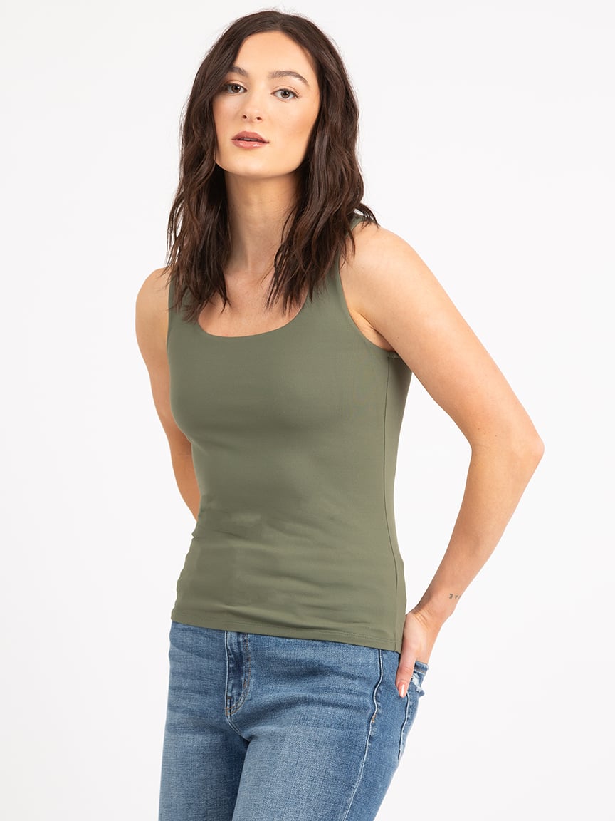 misty kismet square neck tank