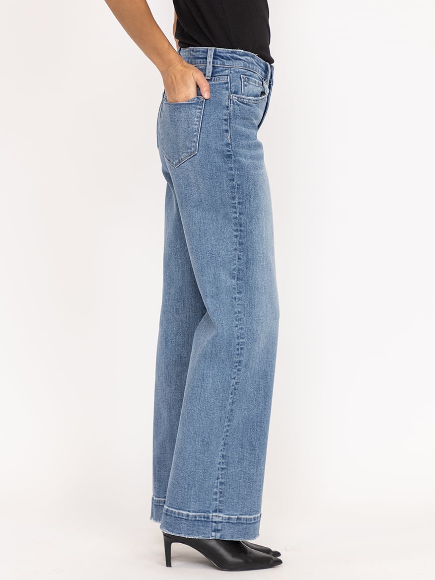 wide leg trouser jean medium authentic