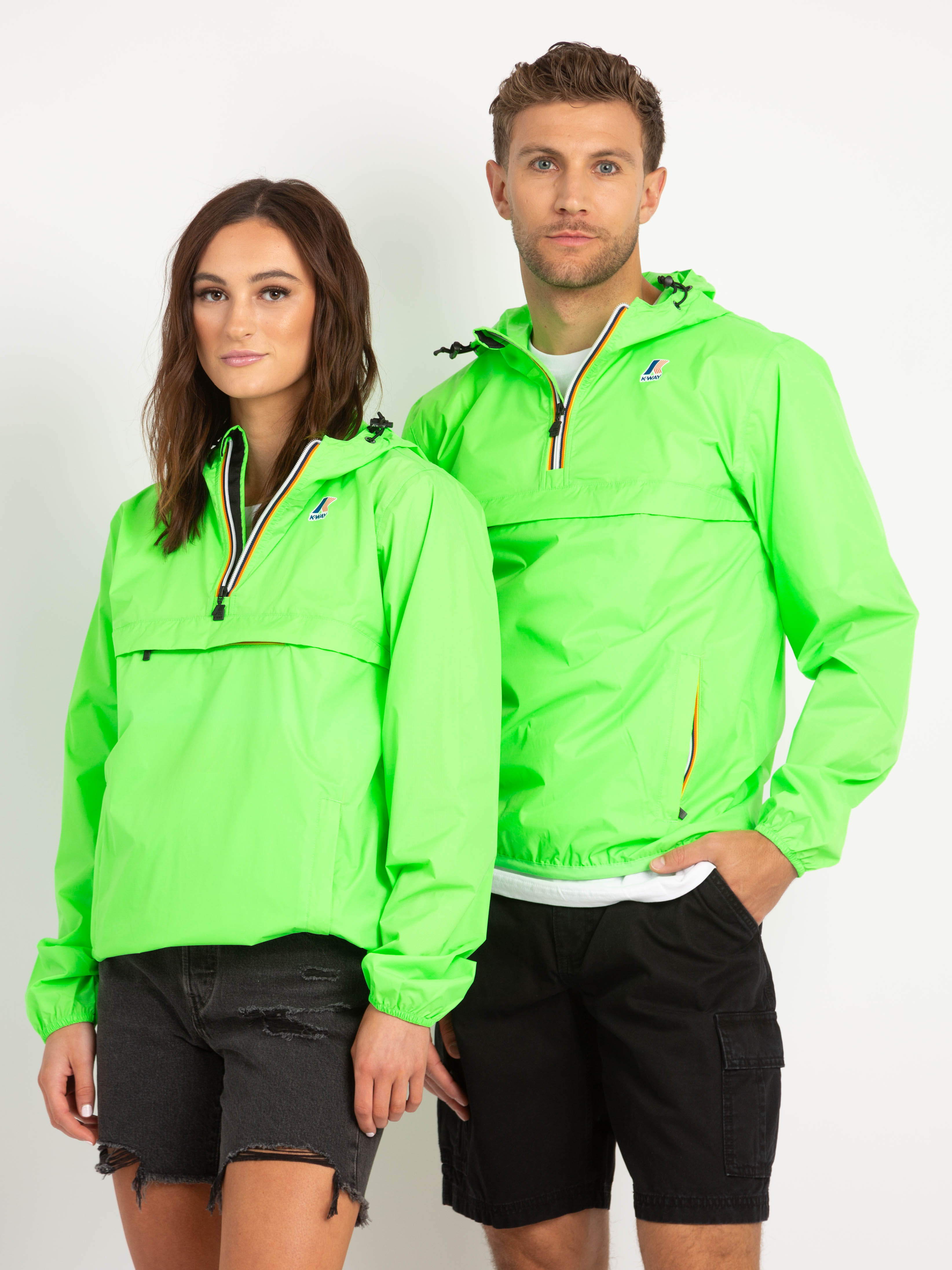 leon 1/2 zip windbreaker jacket