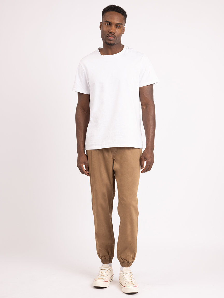 ◆2000Archives◆ RAPHAEL NYLON JOGGER KHAKI 2A25D2PT05WH Novamen Nylon Jogger - Tan | Fashion Nova