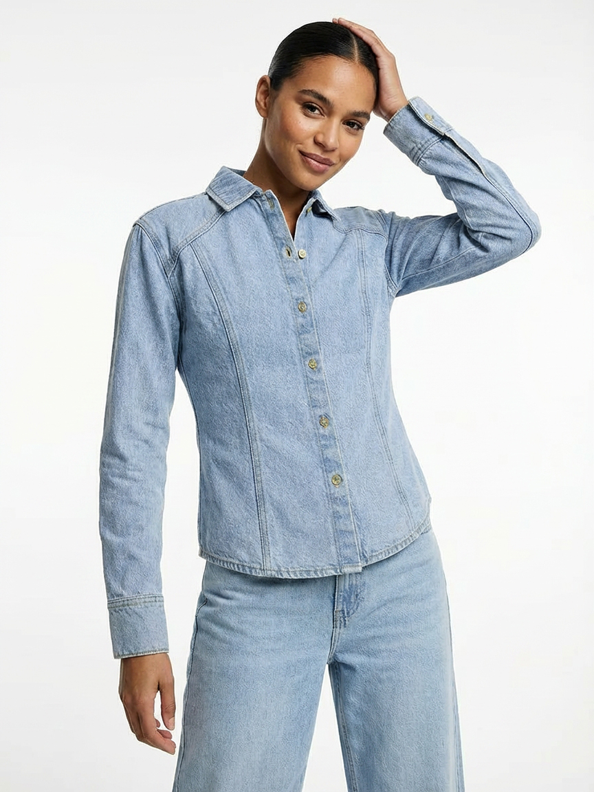 mina denim shirt