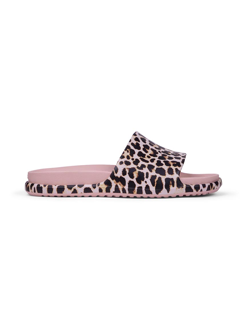 spencer slide sandal leopard