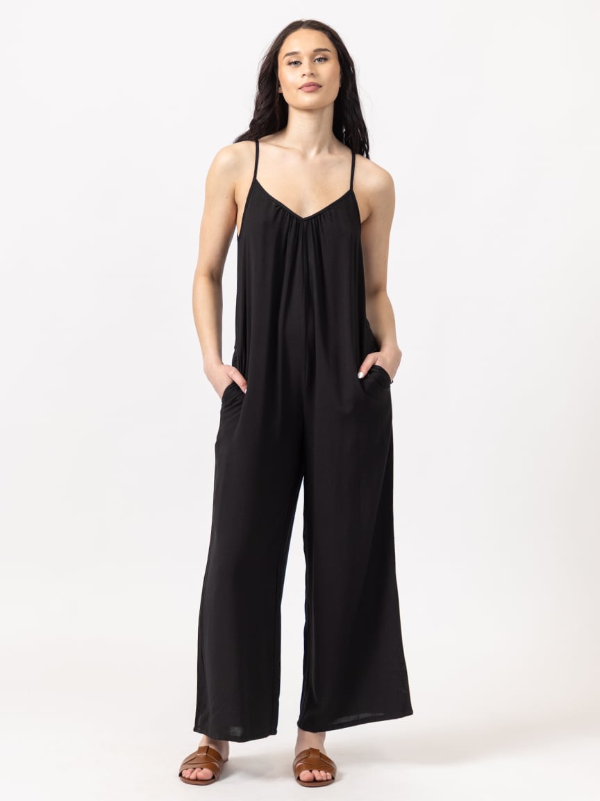 spaghetti strap jumpsuit