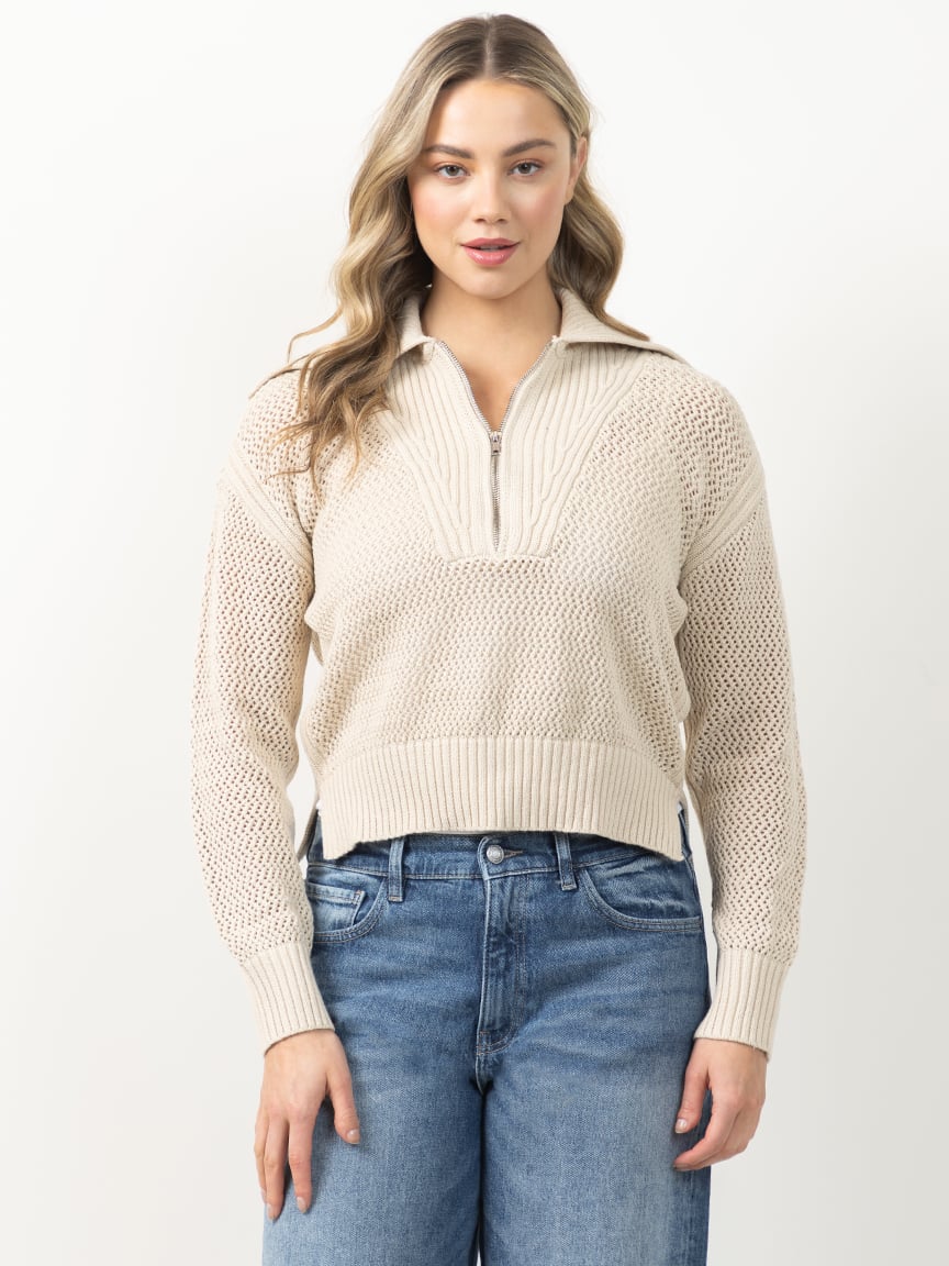 quarter zip sweater