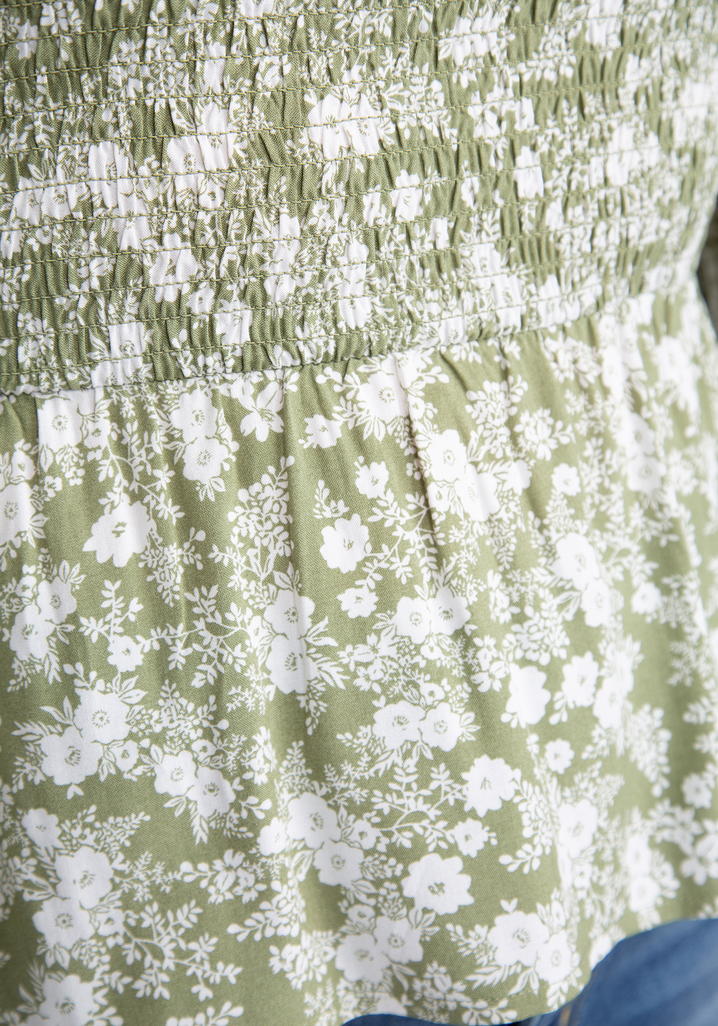 cressida balloon sleeve smocked blouse