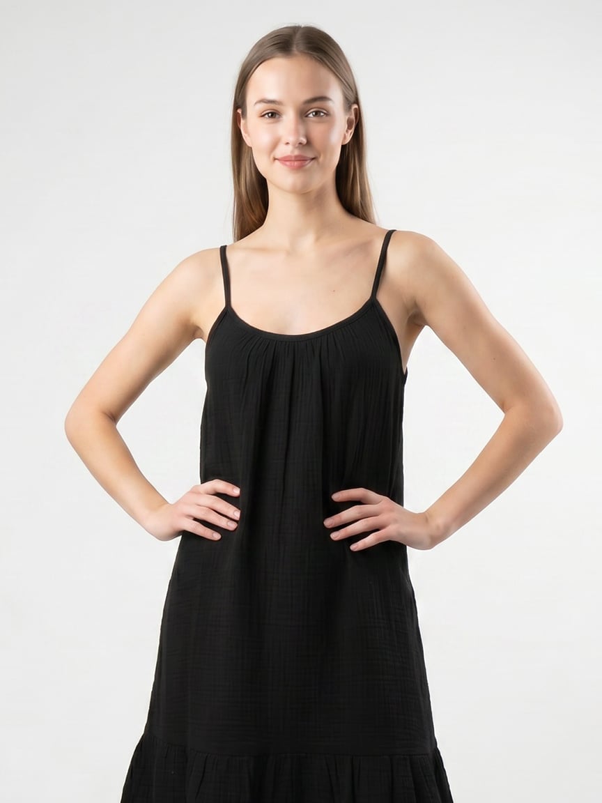 short gauze dress