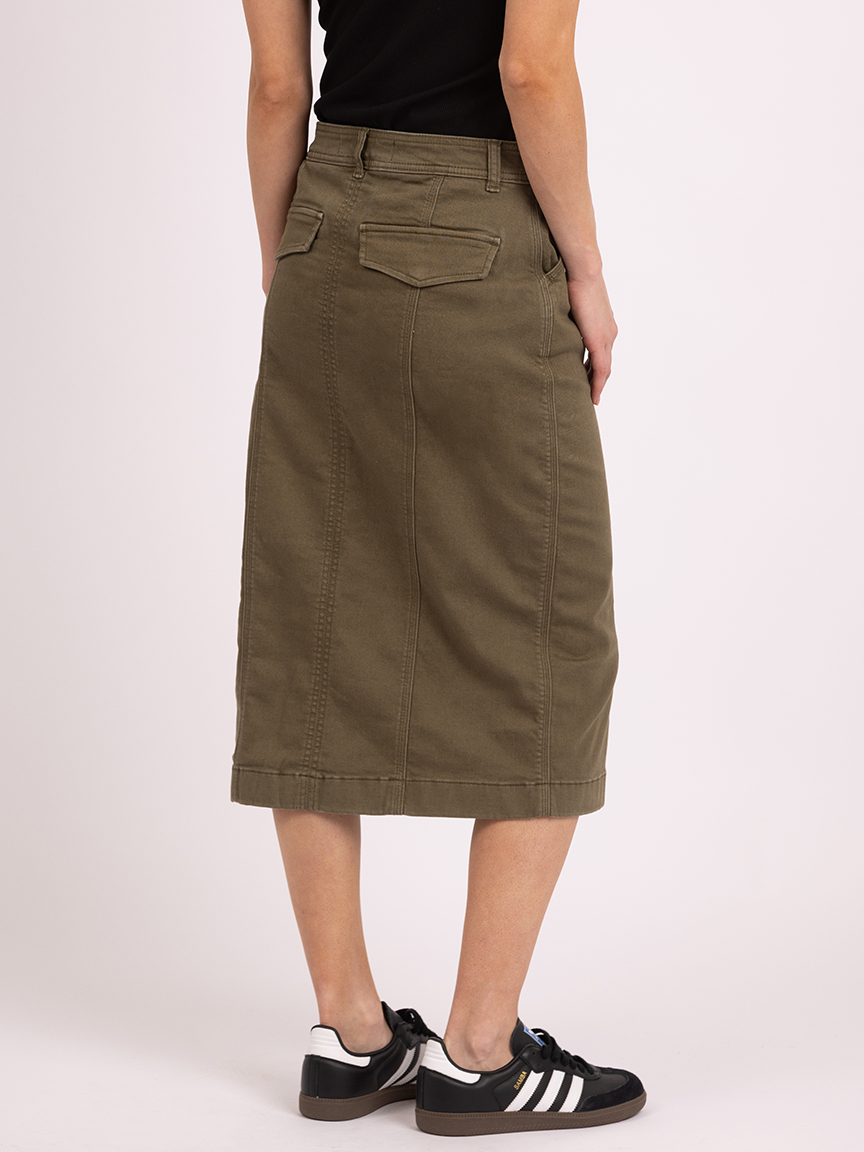 utility skirt burnt olive