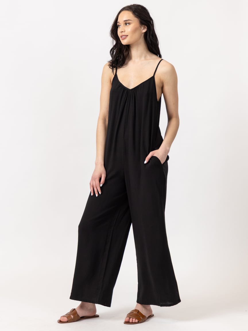 spaghetti strap jumpsuit