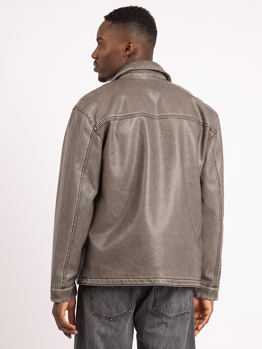 jason washed faux leather jacket Bootlegger 2000007716