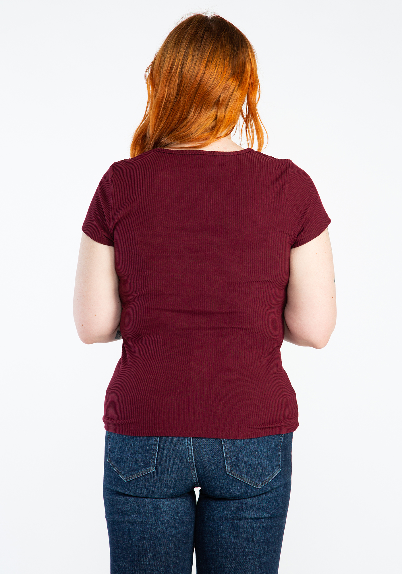 lea cut out short sleeve tee