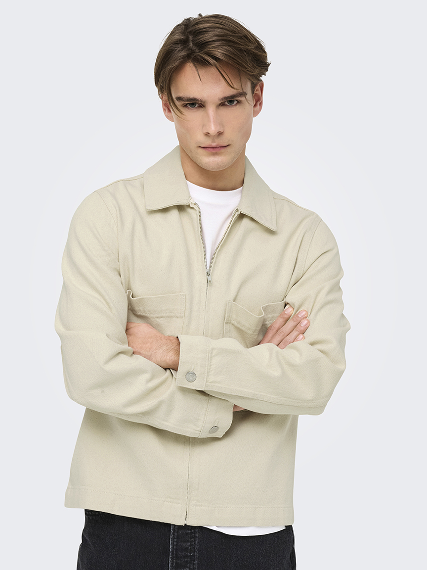 cassel denim jacket ecru