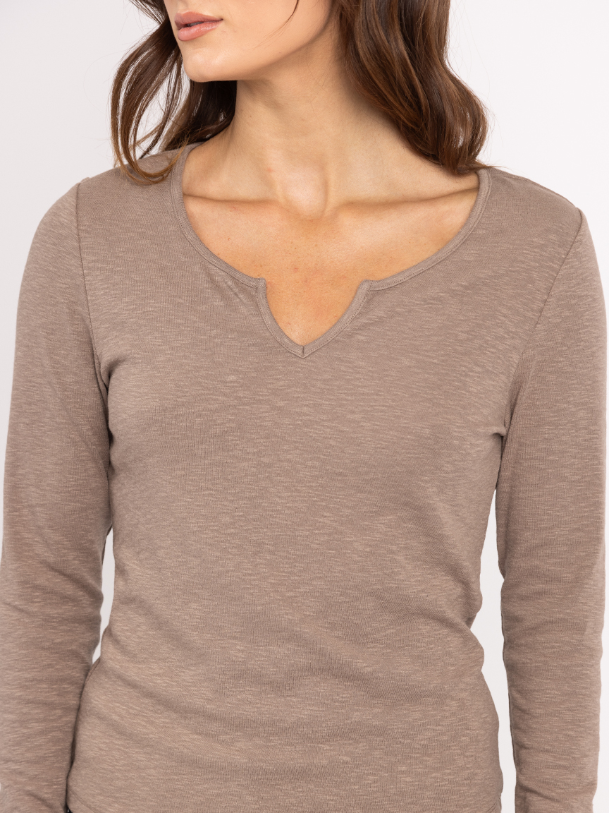 payton notch neck top