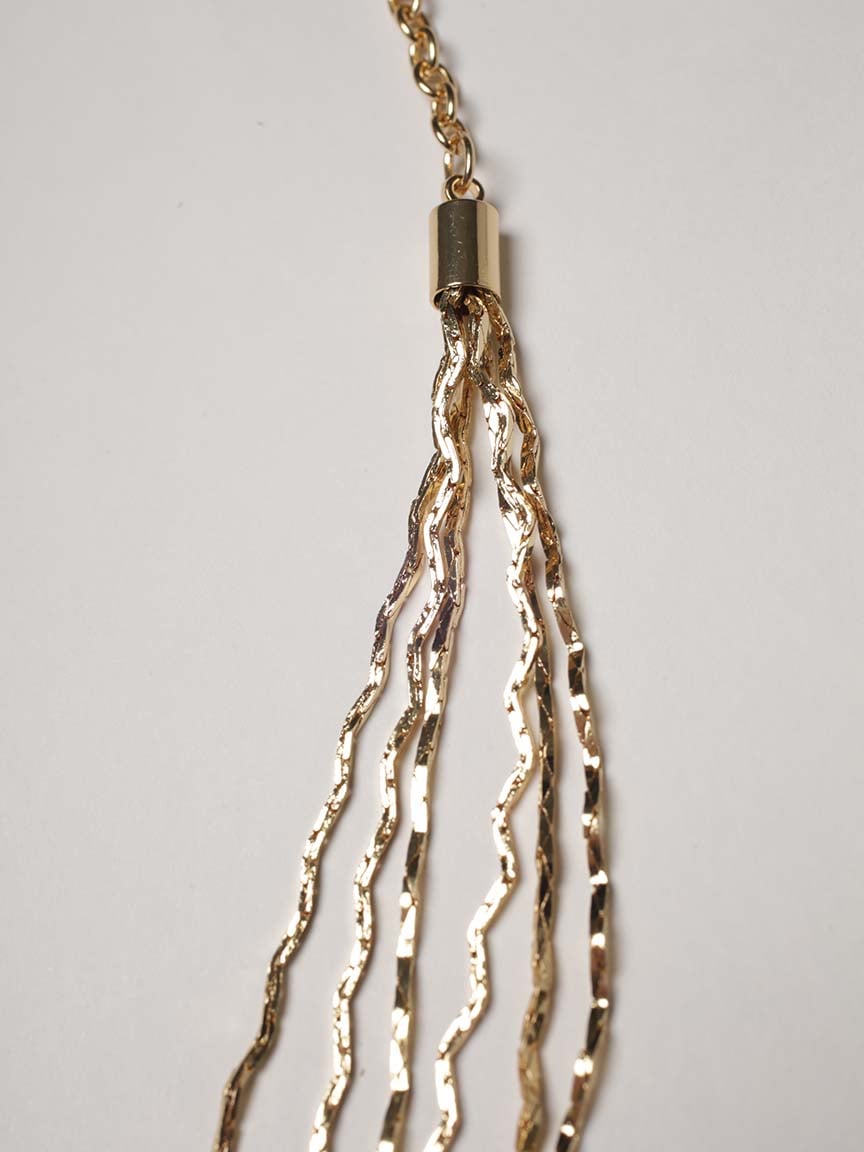 layered gold necklace