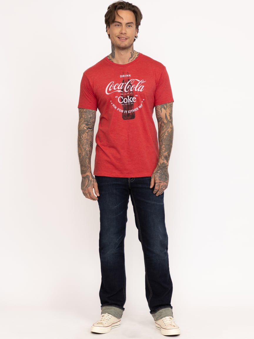 unisex coke bottle graphic tee