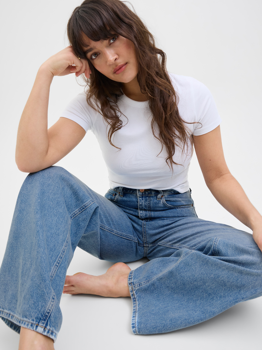 tokyo wide leg jean light authentic