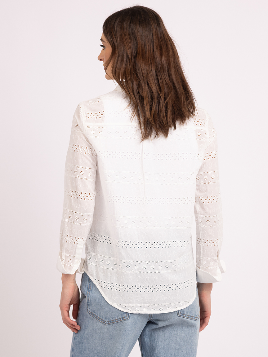 pruitt eyelet shirt