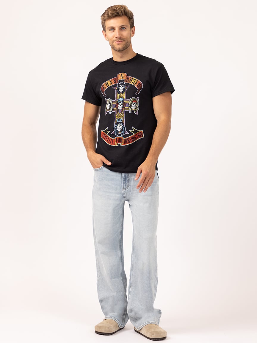 guns n roses graphic tee